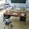 Flash Furniture 30 in D X Walnut, 70 in W X GC-M-BLK-180-WLN-GG - alternate 10